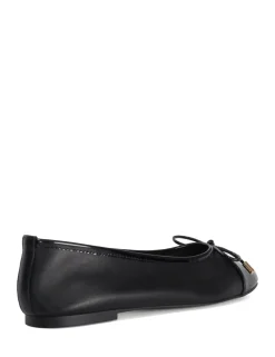 Leather Flat Ballet Pumps