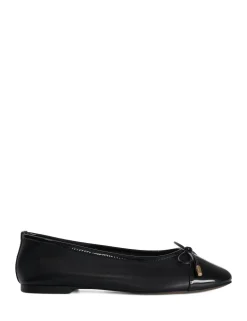 Leather Flat Ballet Pumps