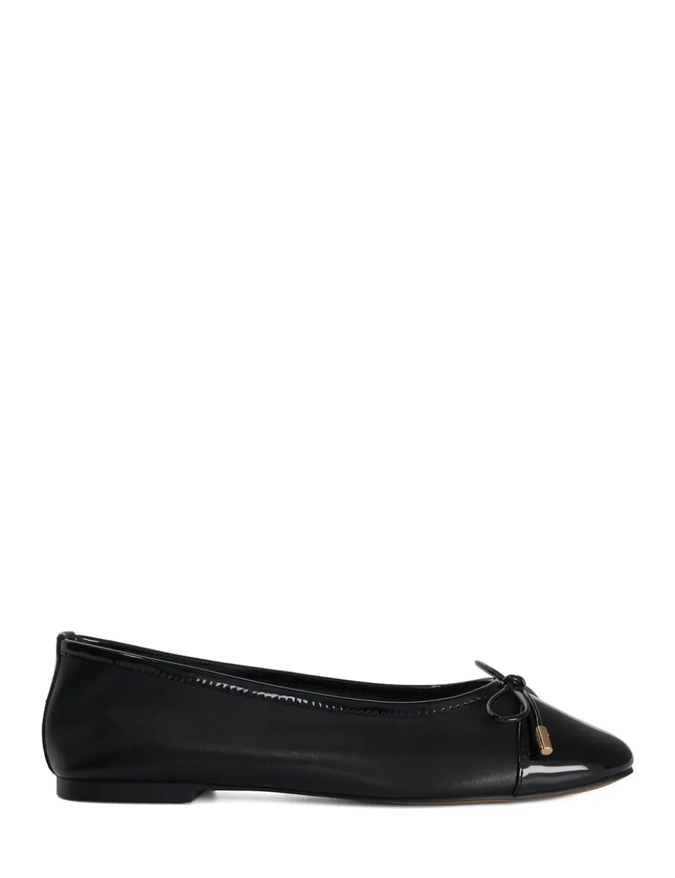 Leather Flat Ballet Pumps