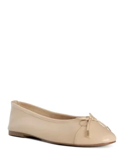 Leather Flat Ballet Pumps