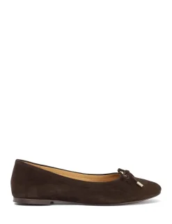 Leather Flat Ballet Pumps