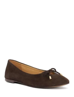 Leather Flat Ballet Pumps