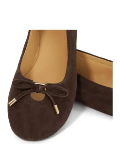 Leather Flat Ballet Pumps