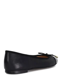 Leather Flat Ballet Pumps