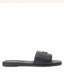 Leather Flat Mules