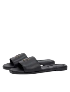 Leather Flat Mules