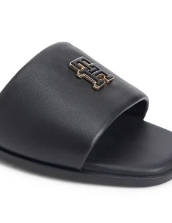 Leather Flat Mules