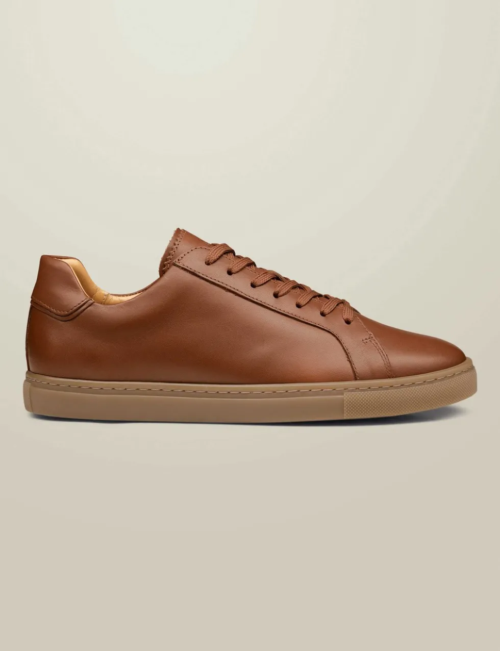 Leather Gum Sole Trainers