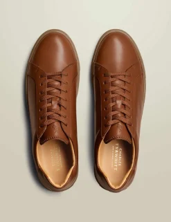 Leather Gum Sole Trainers