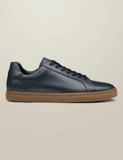 Leather Gum Sole Trainers