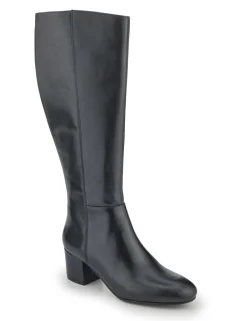 Leather Knee High Boots