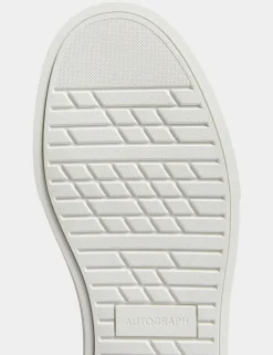 Leather Lace Up Performance Trainers with Freshfeet™