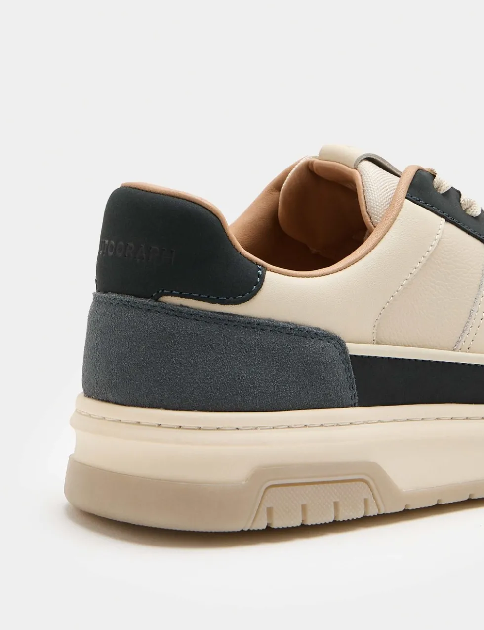 Leather Lace Up Skate Trainers