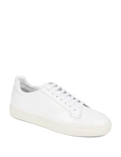 Leather Lace Up Trainers