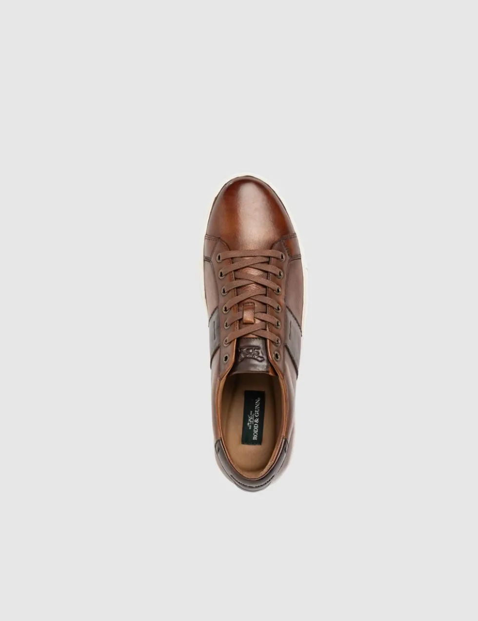 Leather Lace Up Trainers
