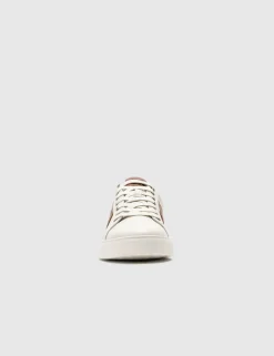 Leather Lace Up Trainers