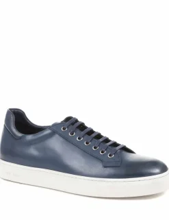 Leather Lace Up Trainers