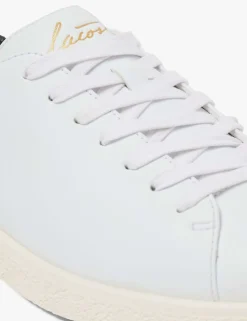Leather Lace Up Trainers