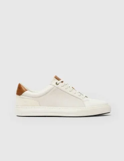 Leather Lace Up Trainers