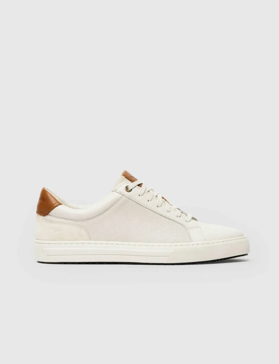 Leather Lace Up Trainers