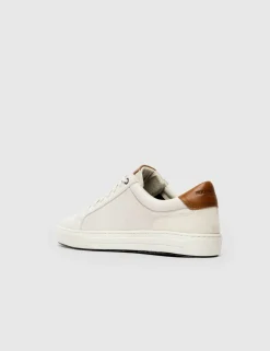 Leather Lace Up Trainers