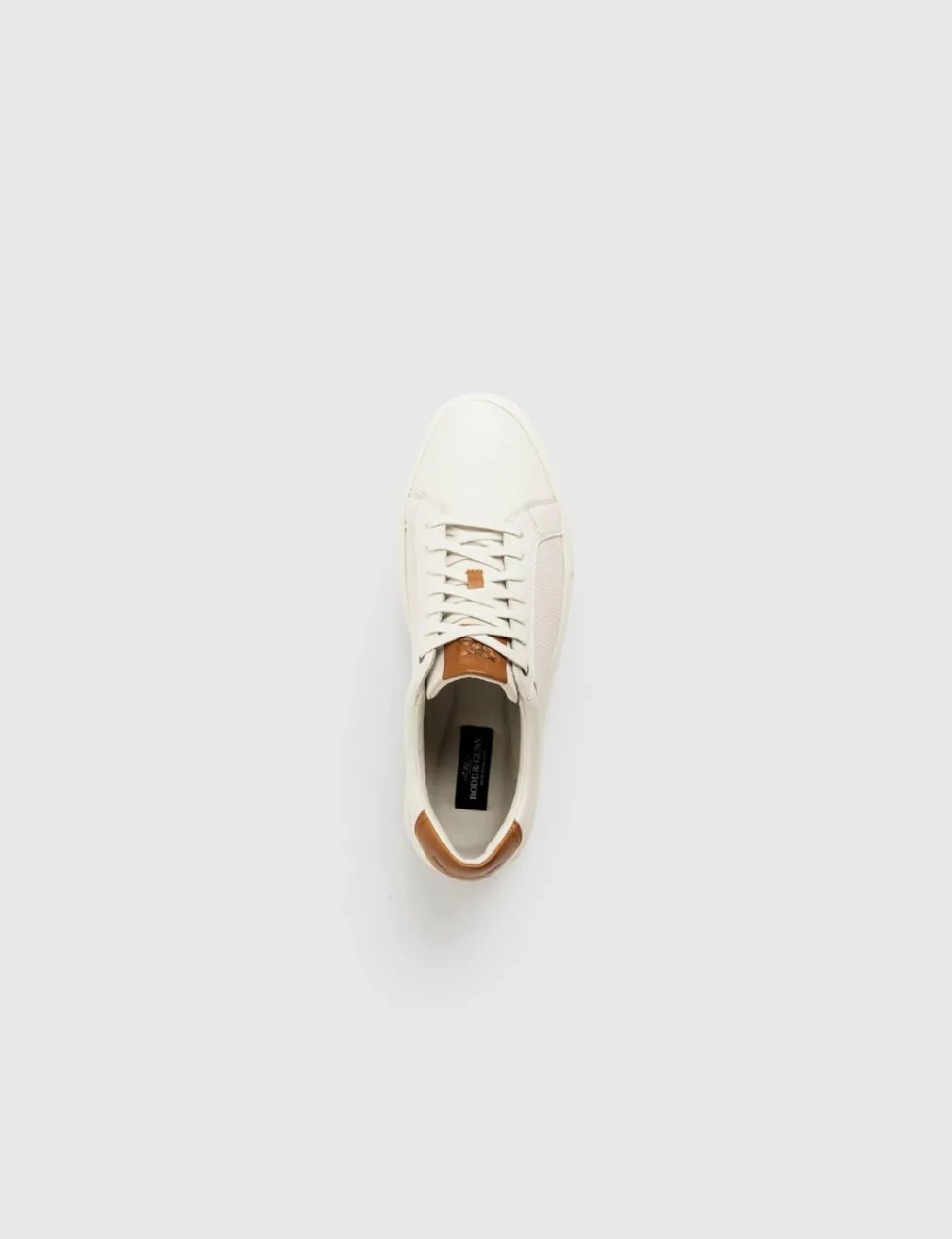 Leather Lace Up Trainers