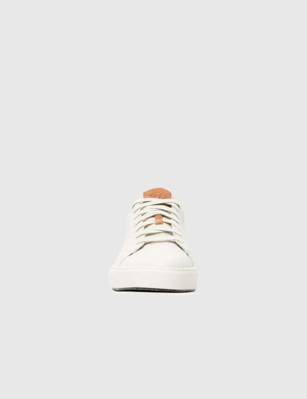 Leather Lace Up Trainers