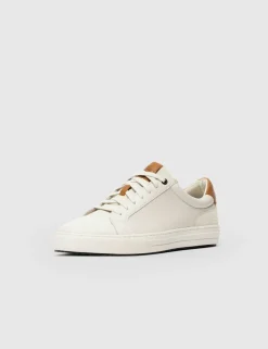 Leather Lace Up Trainers