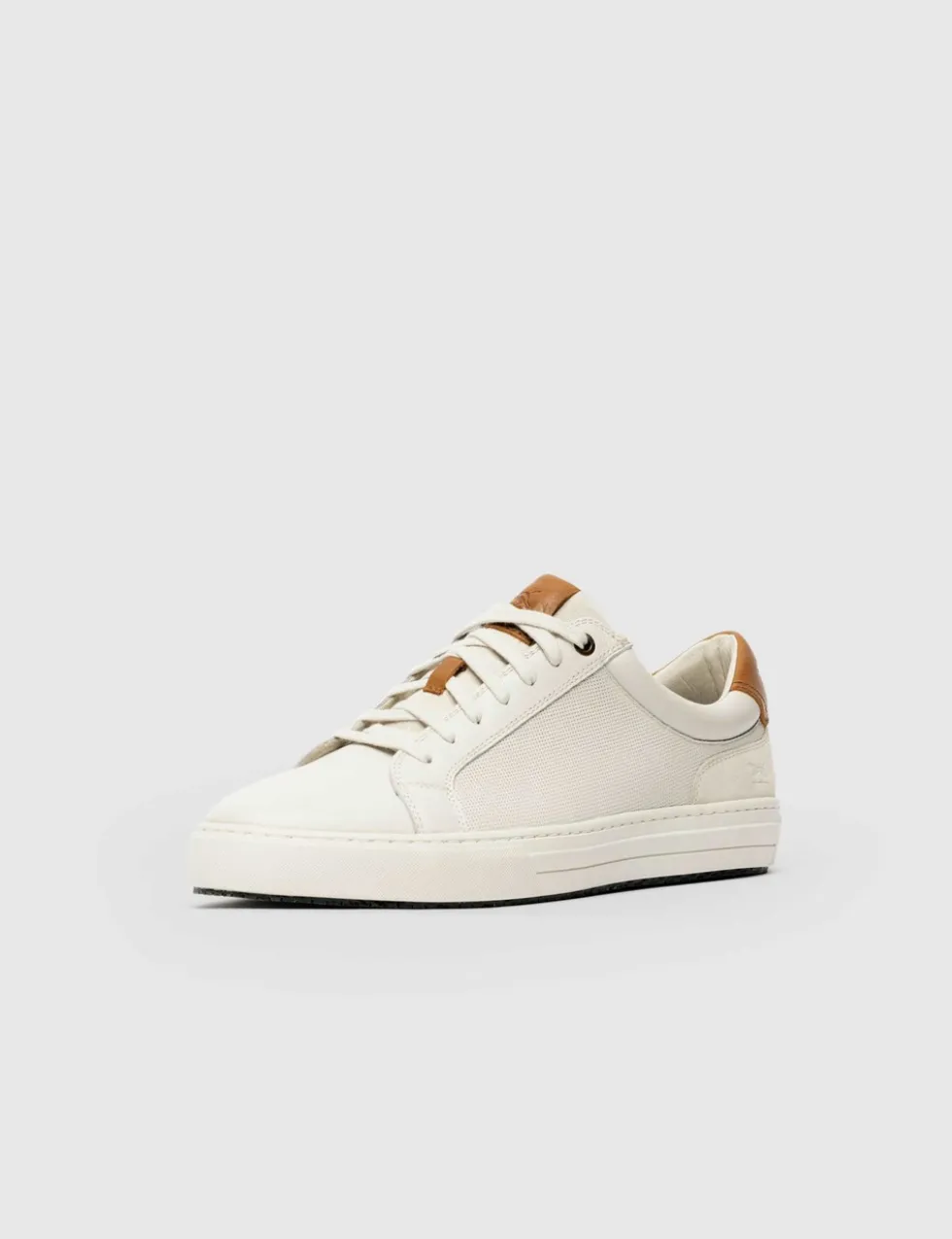 Leather Lace Up Trainers