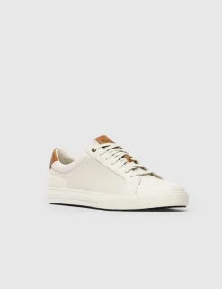 Leather Lace Up Trainers
