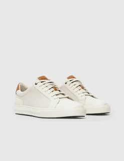 Leather Lace Up Trainers