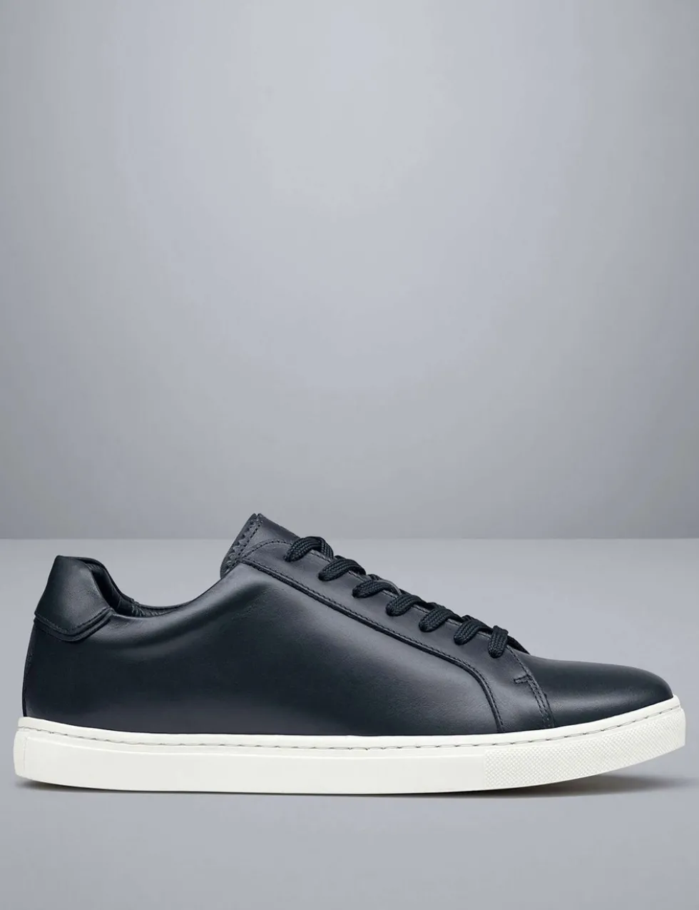 Leather Lace Up Trainers