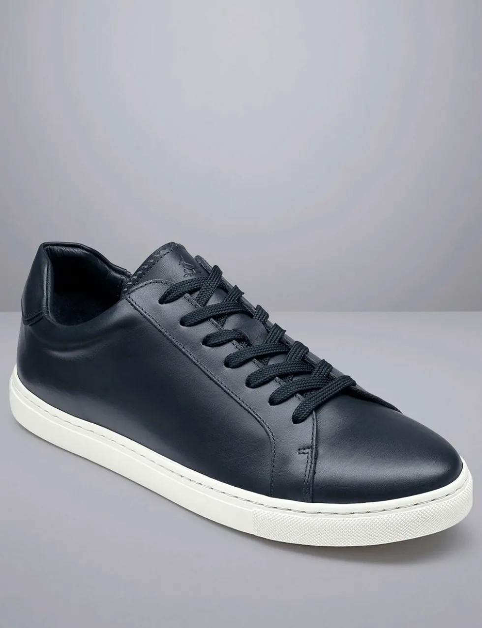 Leather Lace Up Trainers