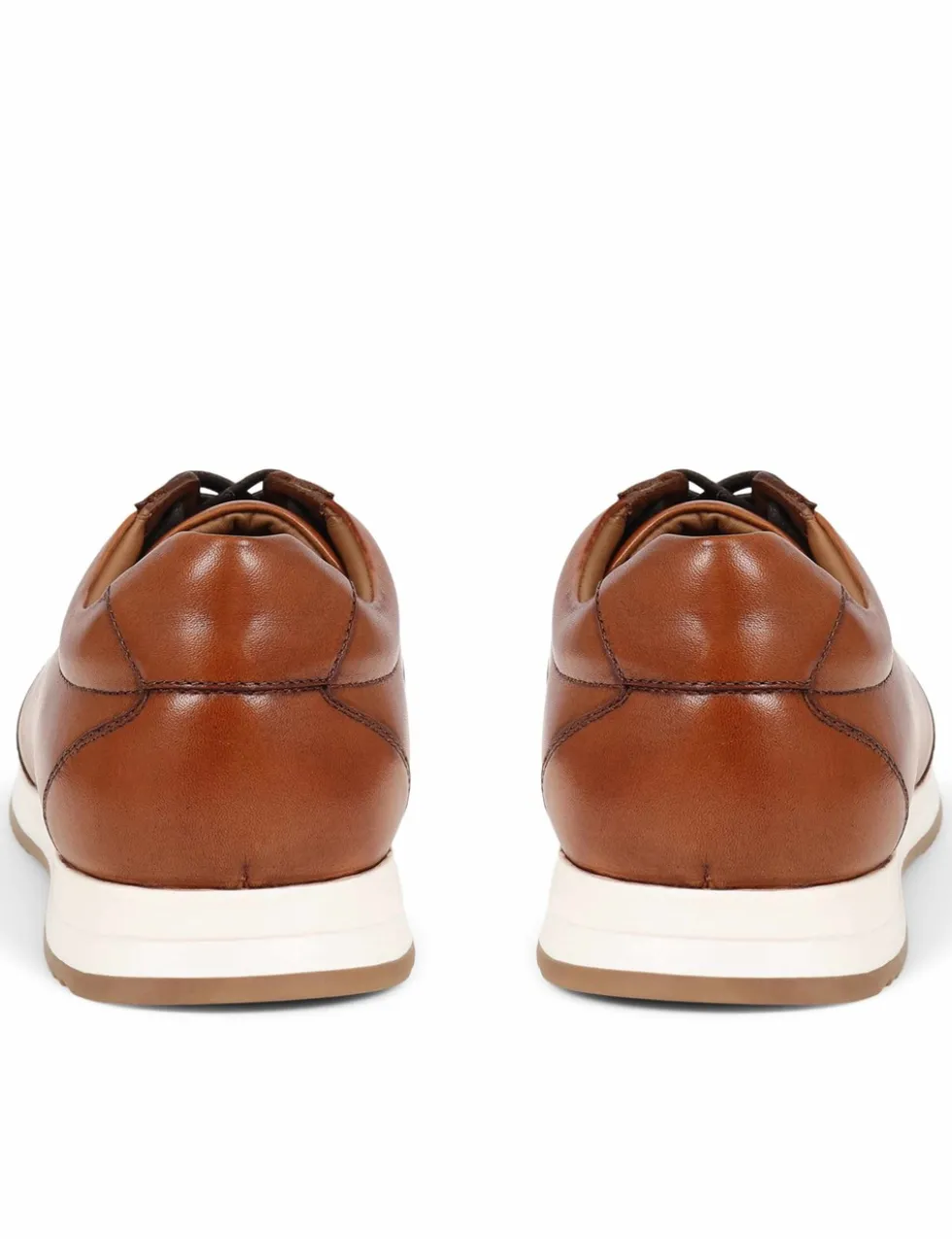 Leather Lace Up Trainers