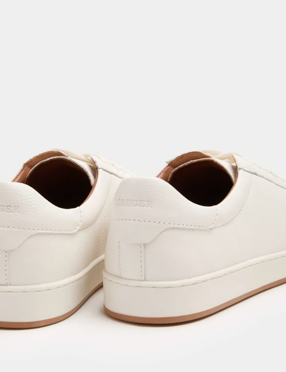 Leather Lace up Trainers