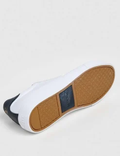 Leather Lace Up Trainers