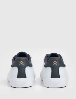 Leather Lace Up Trainers