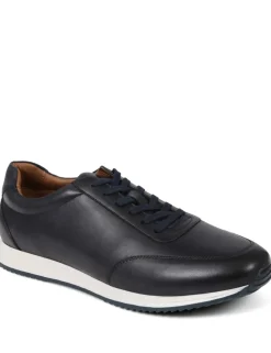 Leather Lace Up Trainers