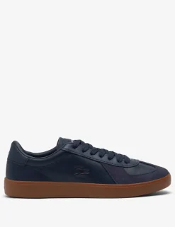 Leather Lace Up Trainers