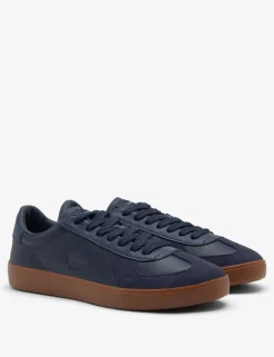Leather Lace Up Trainers