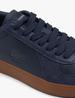 Leather Lace Up Trainers