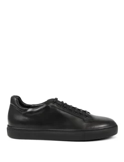 Leather Lace Up Trainers