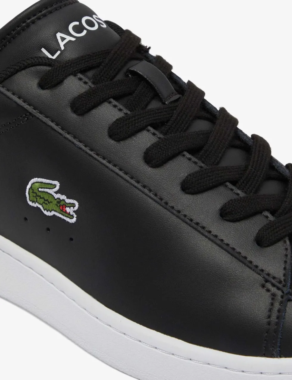 Leather Lace Up Trainers