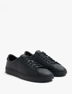 Leather Lace Up Trainers