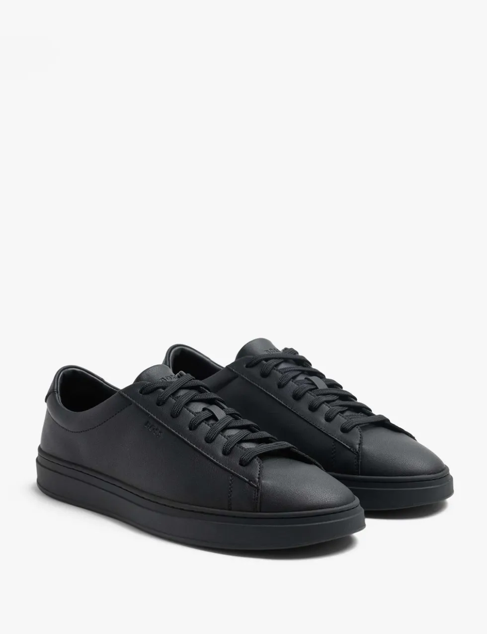 Leather Lace Up Trainers