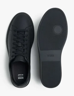 Leather Lace Up Trainers
