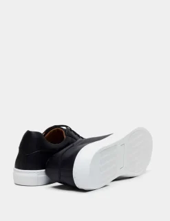 Leather Lace Up Trainers