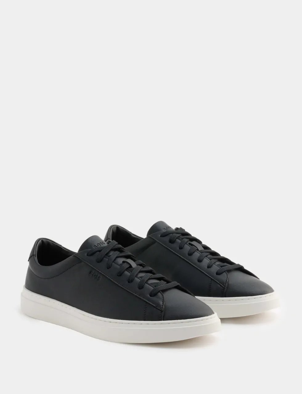 Leather Lace Up Trainers
