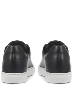 Leather Lace-Up Trainers