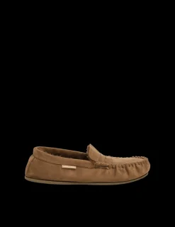 Leather Moccasin Slippers